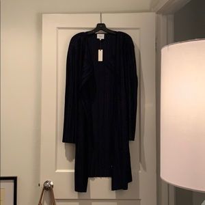 Anthropologie Blue Velvet Jacket